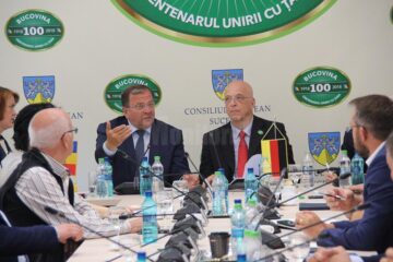 Întâlnirea ambasadorului Germaniei cu Gheorghe Flutur, reprezentanții CCI și oamenii de afaceri