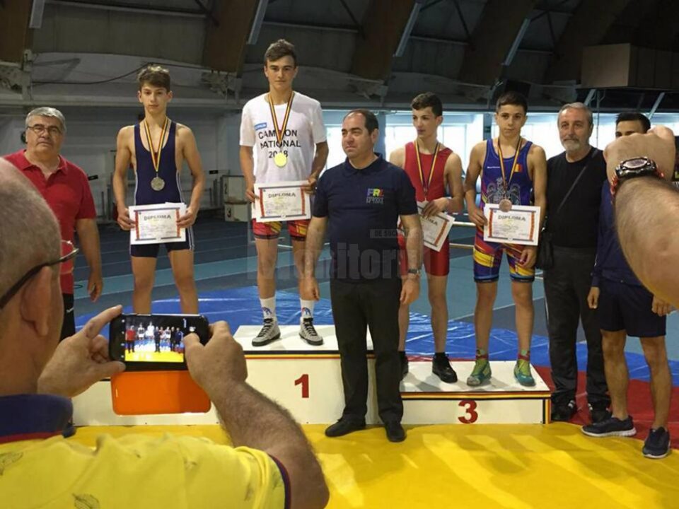 Bogdan Pop, alături de antrenorul Valerică Gherasim