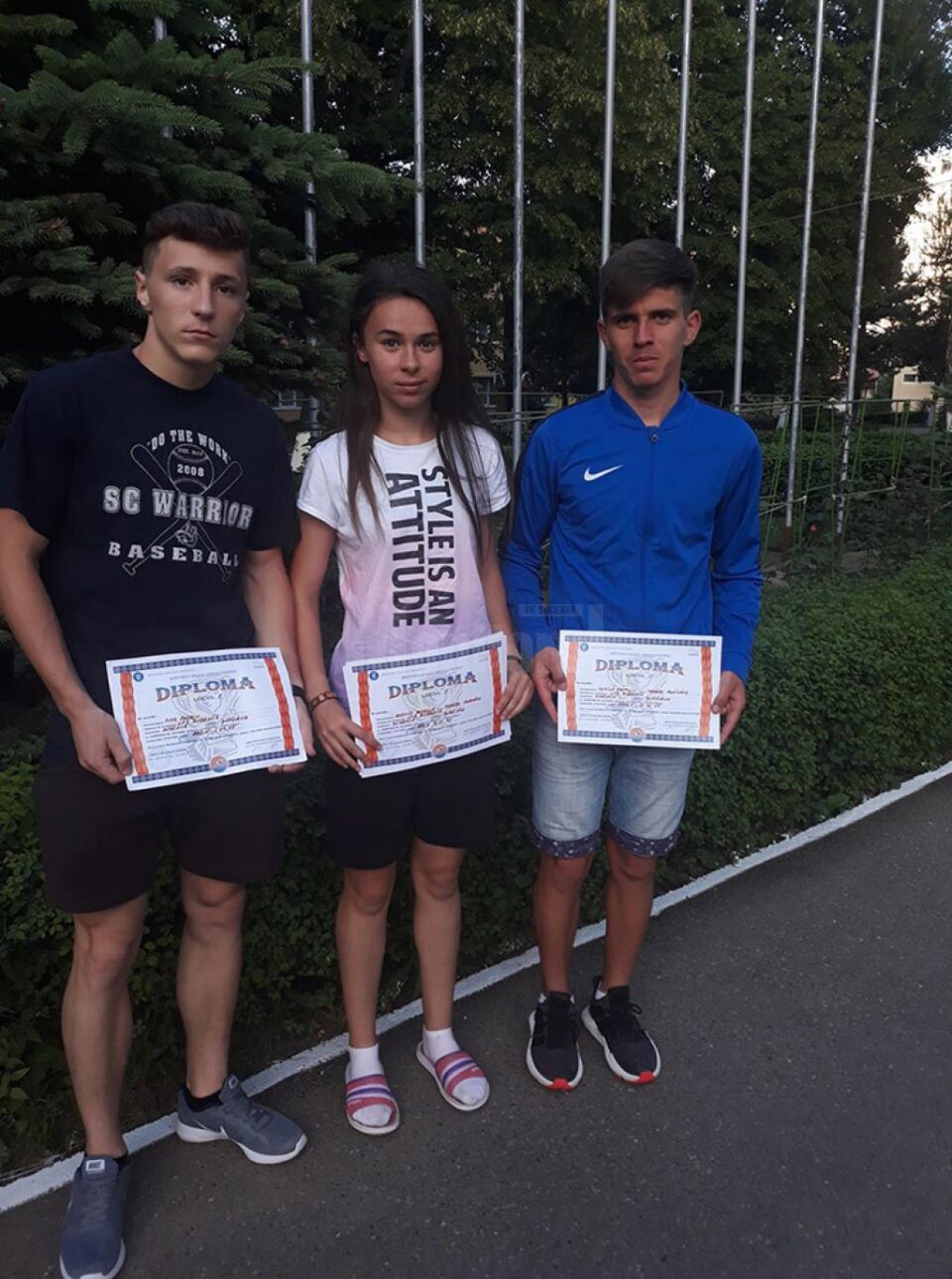 Premiații de la LPS Suceava, Florin Pitic, Angela Olenici și Cătălin Tocilă