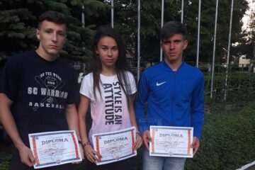 Premiații de la LPS Suceava, Florin Pitic, Angela Olenici și Cătălin Tocilă