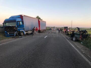 Accidentul a avut loc pe un segment de drum în linie, în apropierea localității Negostina