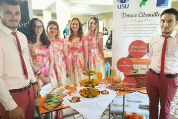 „Douce Citrouille”, prăjitura cu dovleac, fără zahăr, fără gluten și fără aditivi, concepută de studenți ai Facultății de Inginerie Alimentară