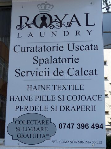 ”Royal Laundry”- servicii de spălătorie și curățătorie chimică la cel mai înalt nivel de calitate