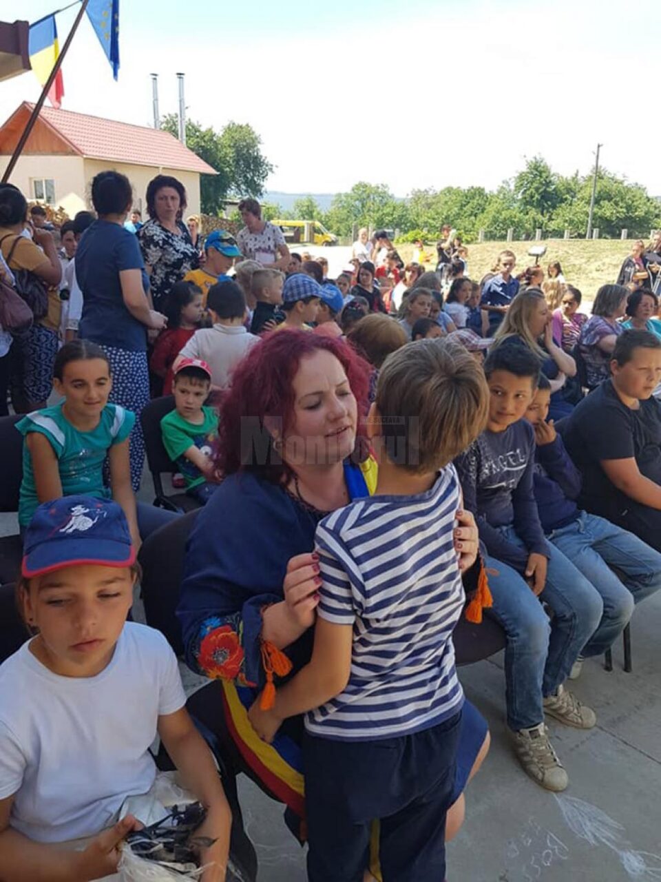 Primarul din Berchișești, Violeta Țăran, a fost alături de participanții la Festivalul „Suflet de copil”