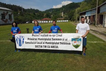 Cei patru componenți ai CSM Suceava la Cupa României de tir cu arcul