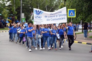 Marșul Absolvenților USV, ediția 2018, a cucerit străzile orașului