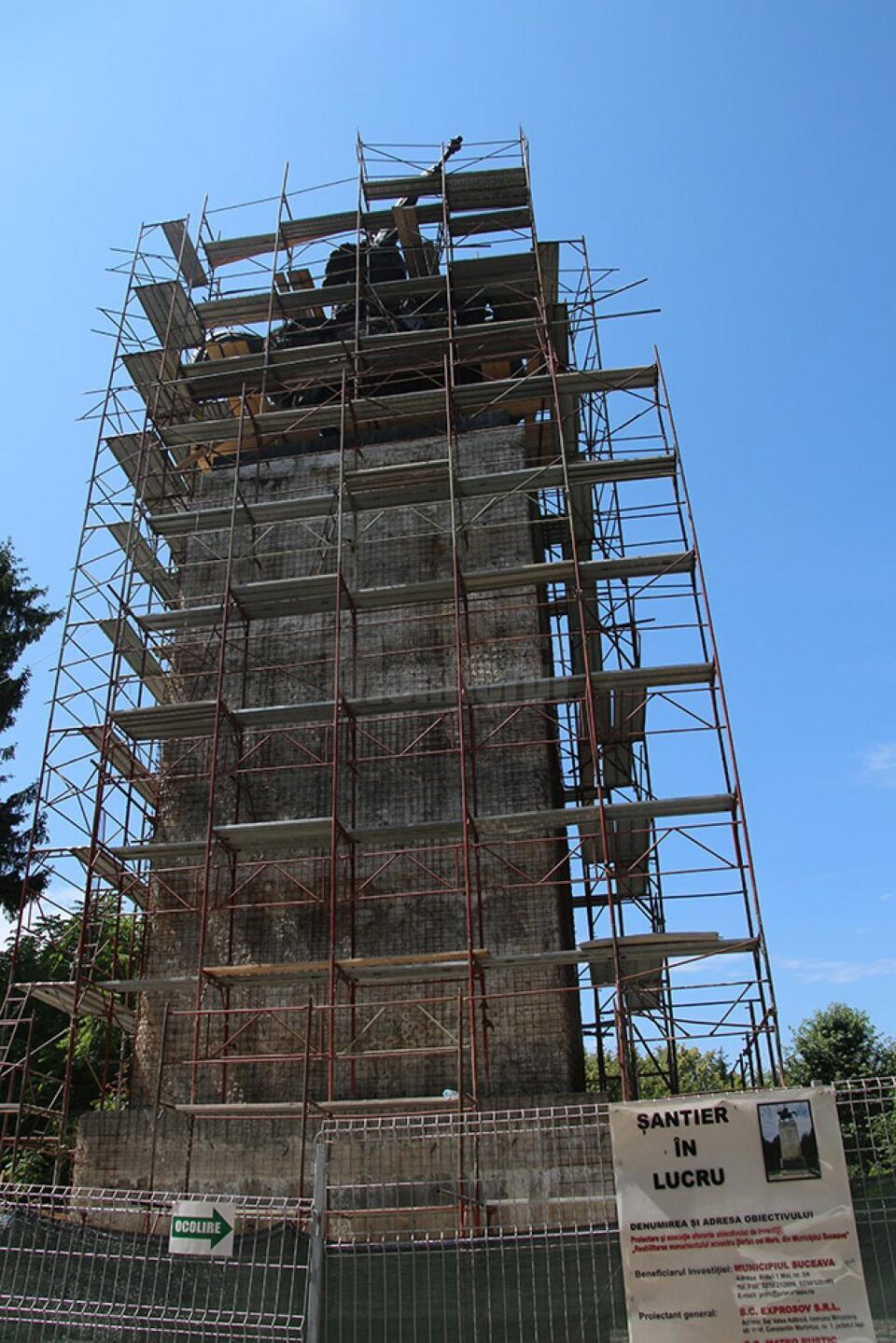 Reabilitarea monumentului ecvestru al lui Ștefan cel Mare, finalizată până la jumătatea lunii august