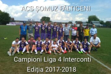 Somuz Falticeni este campioana Ligii a IV-a din acest sezon