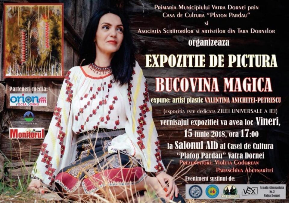 Expoziția de pictură „Bucovina Magică”, la Casa de Cultură „Platon Pardău” din Vatra Dornei Expoziția de pictură „Bucovina Magică”, la Casa de Cultură „Platon Pardău” din Vatra Dornei