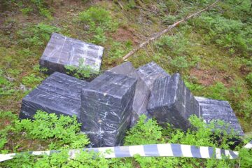 În urma inventarierii coletelor au fost înregistrate 3.500 de pachete cu țigări marca Marble, de proveniență ucraineană, țigări în valoare de 40.950 de lei