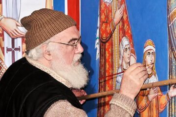 Pictorul Mihai Moroșan s-a mutat în Ceruri. Foto: putna.ro