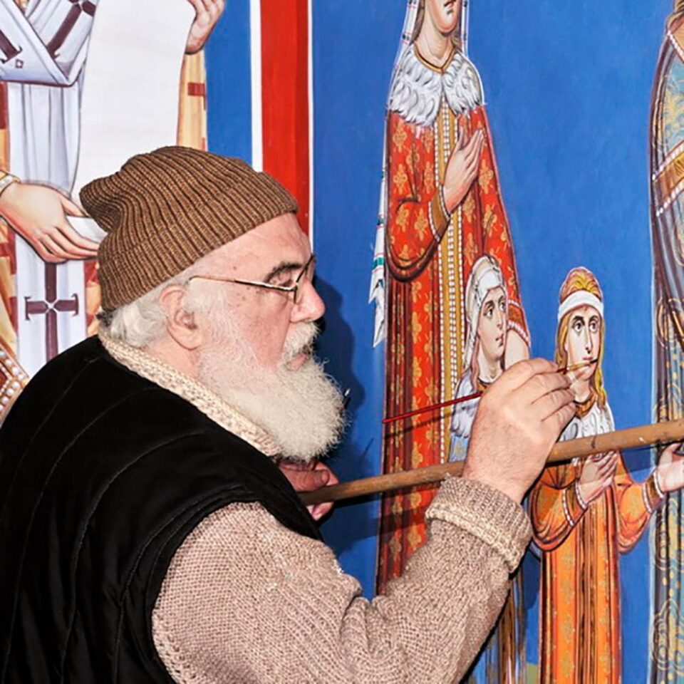 Pictorul Mihai Moroșan s-a mutat în Ceruri. Foto: putna.ro