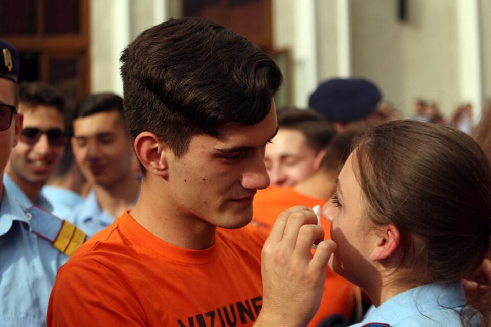 Ultimul apel de seară al promoției 2018. Foto: Bianca Nemțan