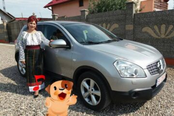 Niocoleta Cojocaru și mașina cumpărată împreună cu soțul cu care este acum în divorț