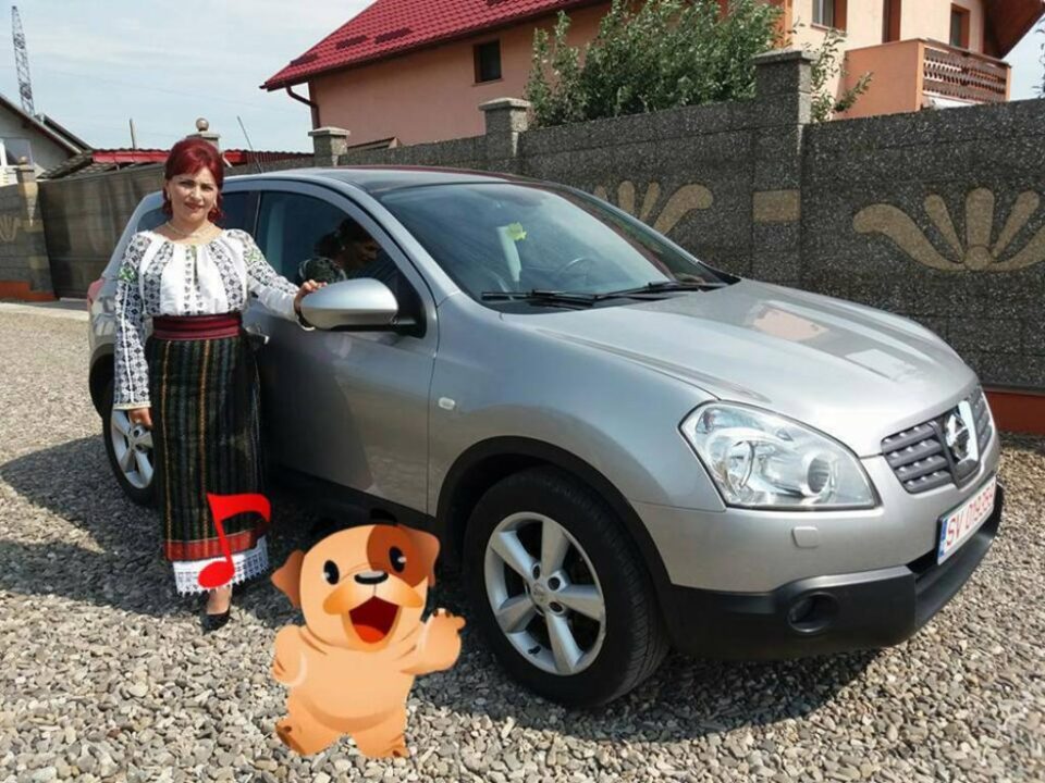 Niocoleta Cojocaru și mașina cumpărată împreună cu soțul cu care este acum în divorț