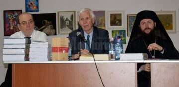 Lucian Chișu, acad. Eugen Simion și PS Damaschin Dorneanul