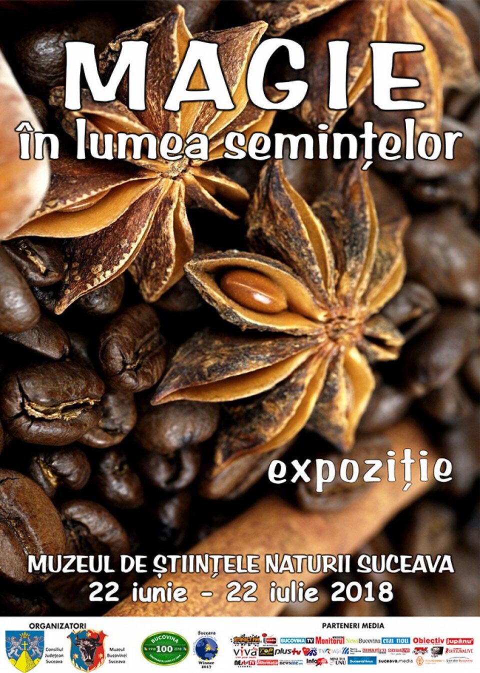 Expoziția temporară intitulată „Magie în lumea semințelor”, la Muzeul de Științele Naturii