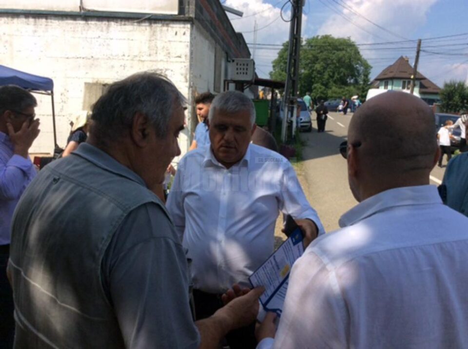 Deputatul PNL de Suceava Dumitrul Mihalescul la Marginea