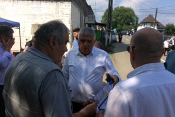 Deputatul PNL de Suceava Dumitrul Mihalescul la Marginea