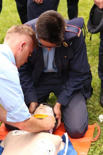 Elevi ai Colegiului Militar din Câmpulung, în tabără de instrucție la Colibița