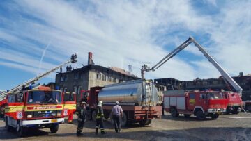 Flăcări apocaliptice au distrus chiliile Mănăstirii „Sf. Mina”