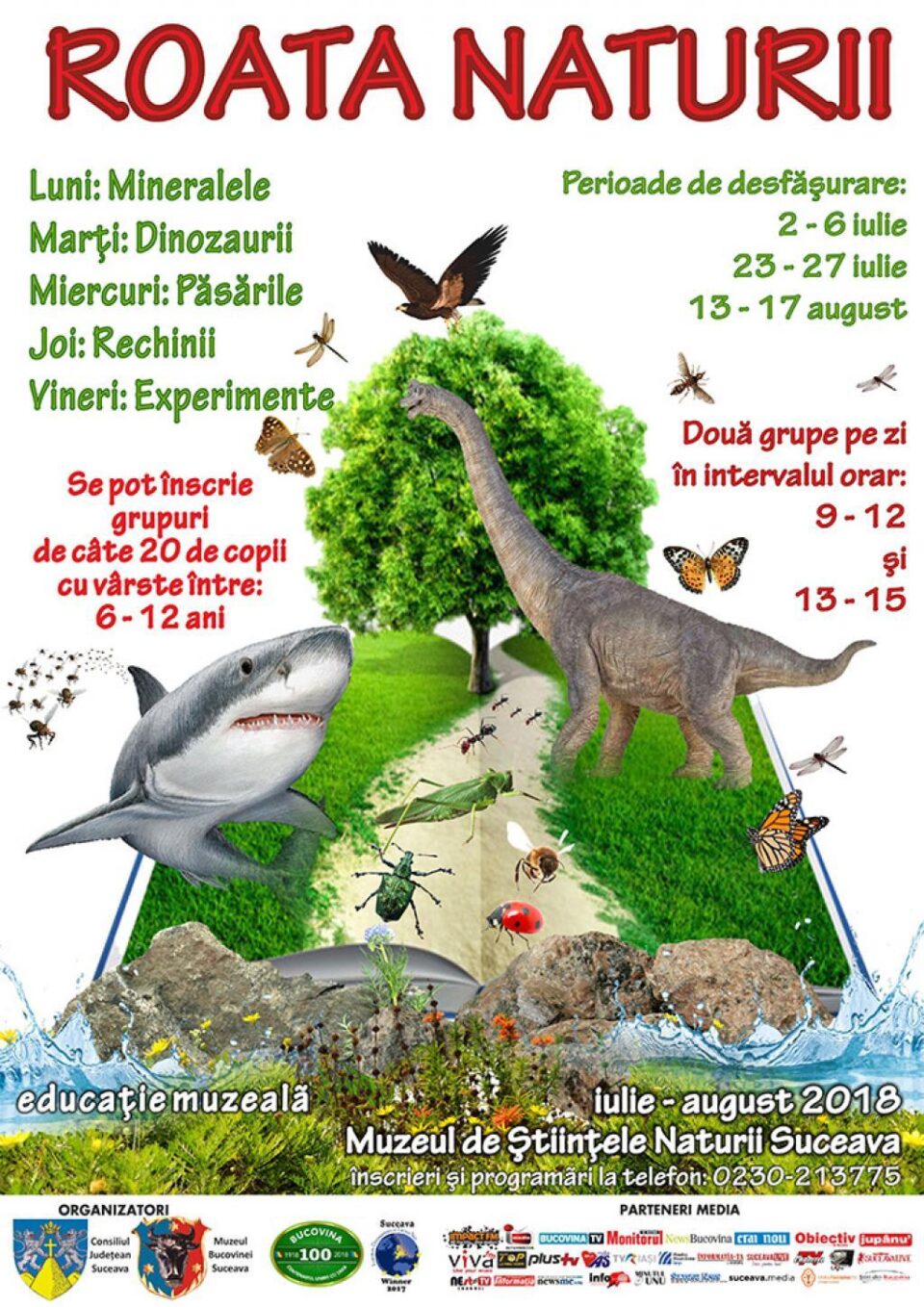 Proiectul educațional „Roata Naturii”, la Muzeul de Științele Naturii