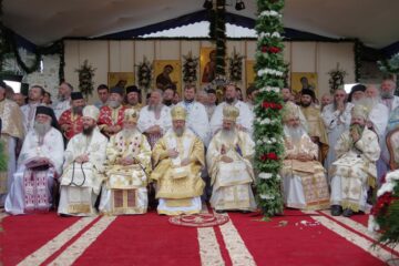 Soborul de preoți care a oficiat Liturghia
