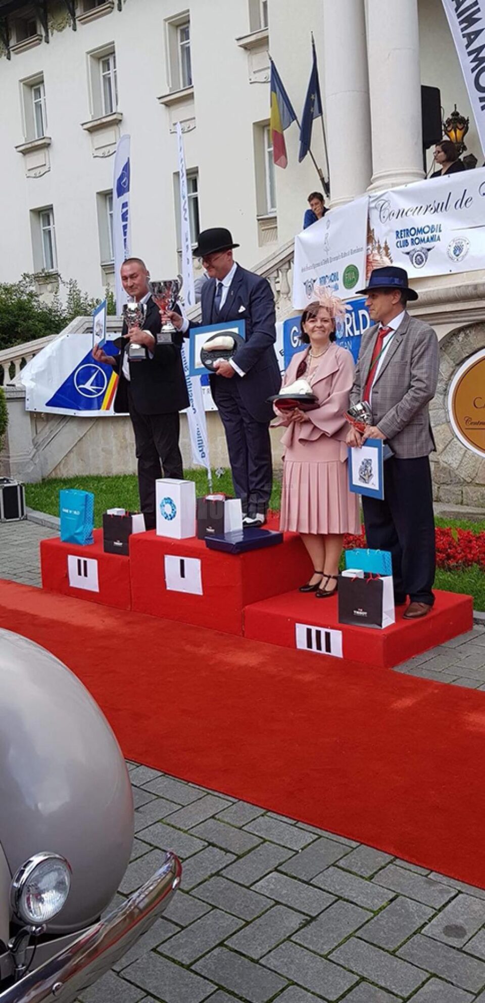 Pe podiumul Concursului de Eleganță Sinaia 2018