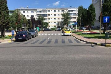 Trecerea de pietoni de la Policlinică a fost mutată