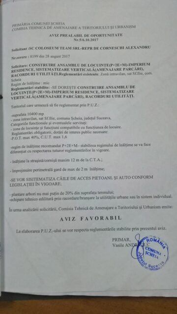 Cele șapte blocuri de pe Dealul Crucii, din Sf. Ilie, au toate avizele și autorizațiile necesare pentru construcție