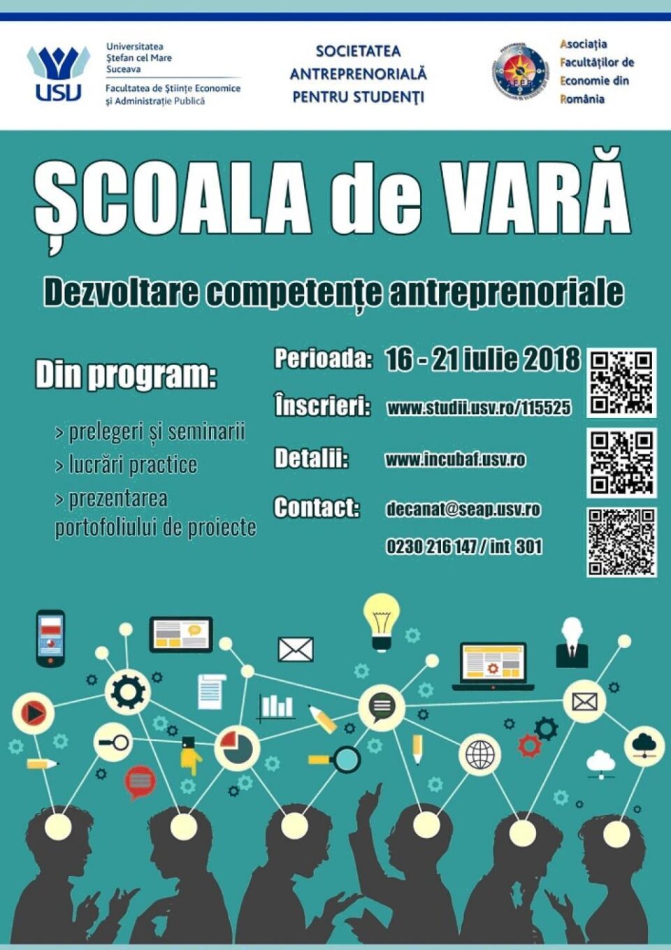 Școala de vară pentru dezvoltarea competențelor antreprenoriale, la USV