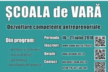 Școala de vară pentru dezvoltarea competențelor antreprenoriale, la USV
