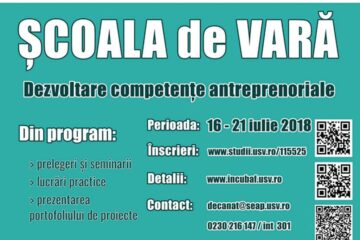 Școala de vară pentru dezvoltarea competențelor antreprenoriale, la Universitatea „Ștefan cel Mare”