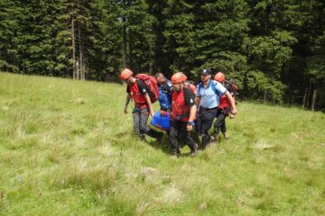 Exercițiul a pus accent pe salvare montane și evacuare aeriană