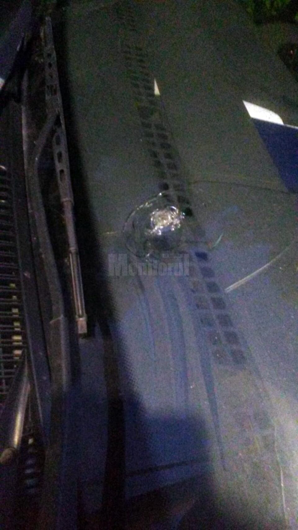 Autoturisme și coșuri de gunoi distruse de patru indivizi certați cu legea și bunul-simț