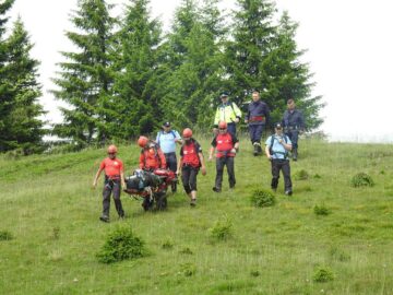 Exercițiul a pus accent pe salvare montane și evacuare aeriană