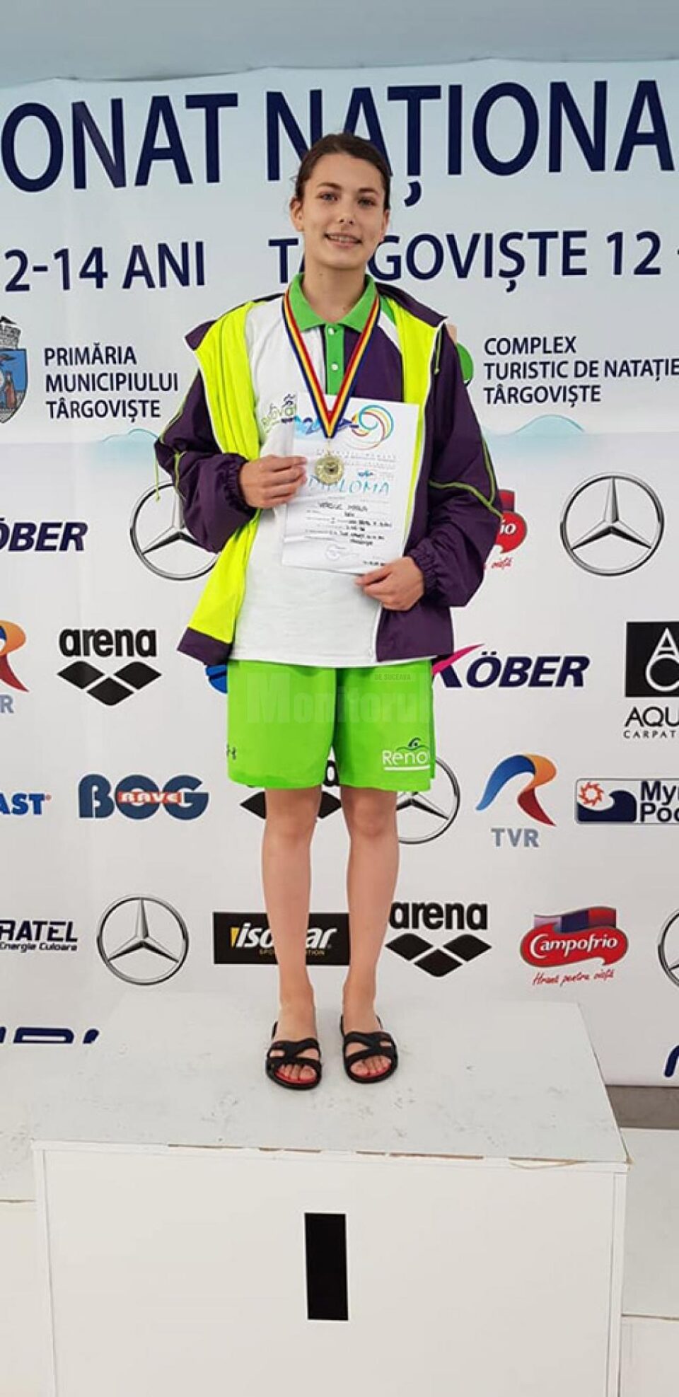 Maria Verciuc a câștigat cele mai multe medalii dintre sportivii din județ, patru de aur și patru de argint Maria Verciuc a câștigat cele mai multe medalii dintre sportivii din județ, patru de aur și patru de argint