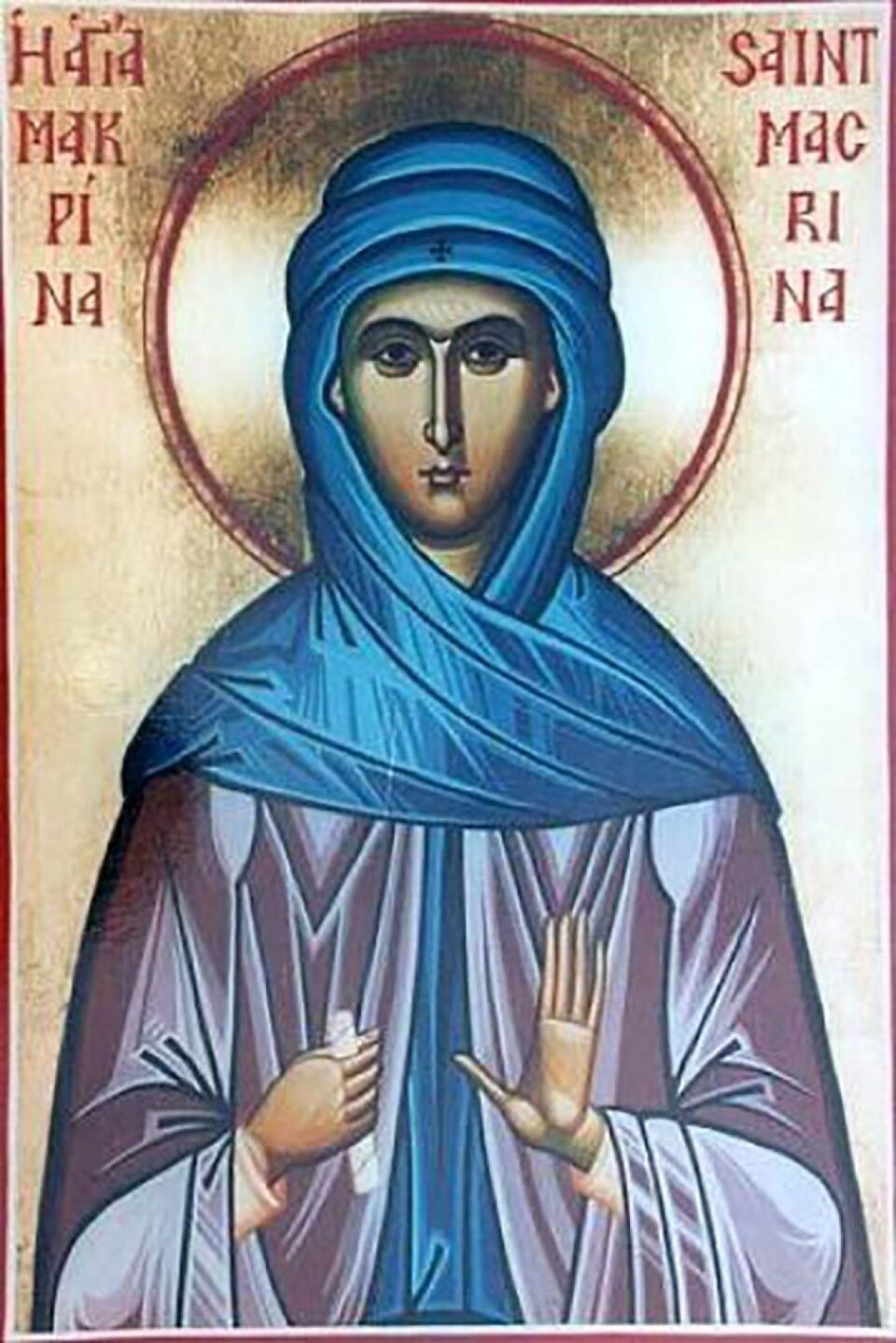 Sfânta Cuvioasă Macrina, sora Sfântului Vasile cel Mare