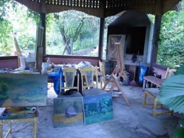 Artiști plastici profesioniști din România, Republica Moldova și Ucraina, într-o tabără de pictură la Vama