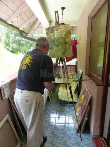 Artiști plastici profesioniști din România, Republica Moldova și Ucraina, într-o tabără de pictură la Vama