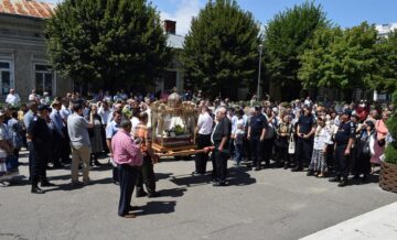 Procesiune religioasă pe străzile Fălticeniului, de Sfântul Mare Prooroc Ilie Tezviteanul