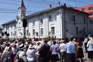 Procesiune religioasă pe străzile Fălticeniului, de Sfântul Mare Prooroc Ilie Tezviteanul