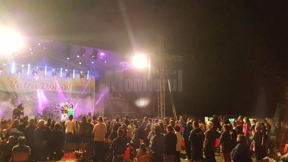 Irina Rimes pe scena la Zilele Municipiului Vatra Dornei 2