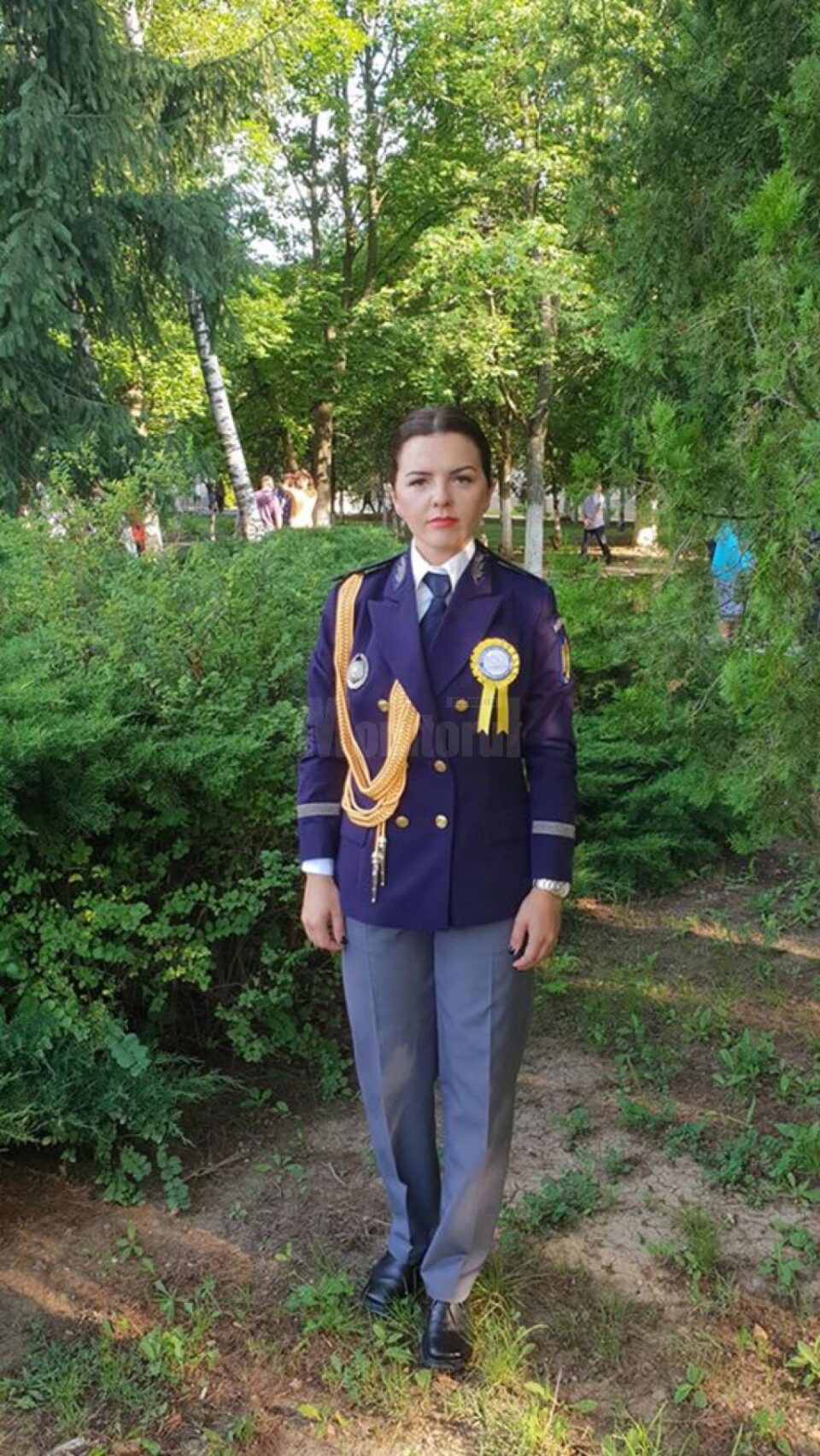O tânără din Rădăuți este șefă de promoție a Facultății de Poliție de Frontieră