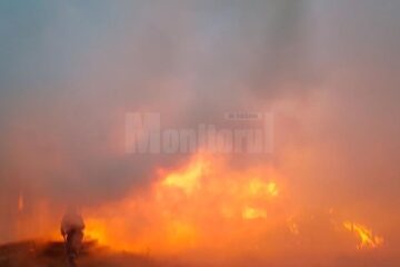 Incendiu devastator la o gospodărie din Merești