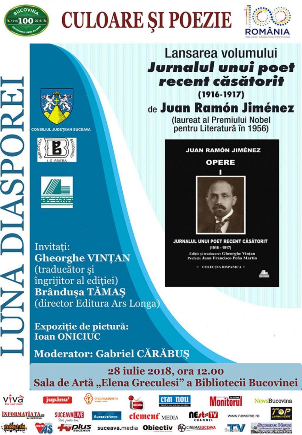„Culoare și poezie”, la Biblioteca Bucovinei