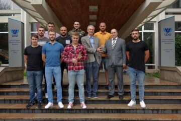 Medaliații cu bronz la europenele universitare vor primi burse de performanță din partea Universității „Ștefan cel Mare” Suceava