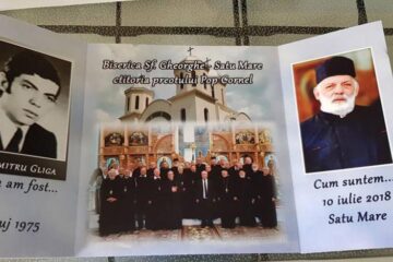 Părintele Dumitru Gliga, condus pe ultimul drum de 50 de preoți și diaconi și sute de credincioși