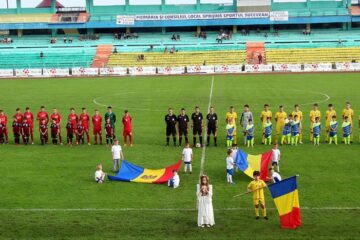 Stadionul Areni a găzduit meciul dintre selecționata Nord-Est a României și cea a Republicii Moldova
