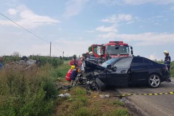 Accidentul s-a produs din cauza oboselii șoferului Mercedes-ului albastru, care a ațipit și a pătruns pe contrasens